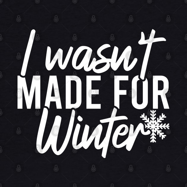 I Wasn't Made For Winter by Blonc